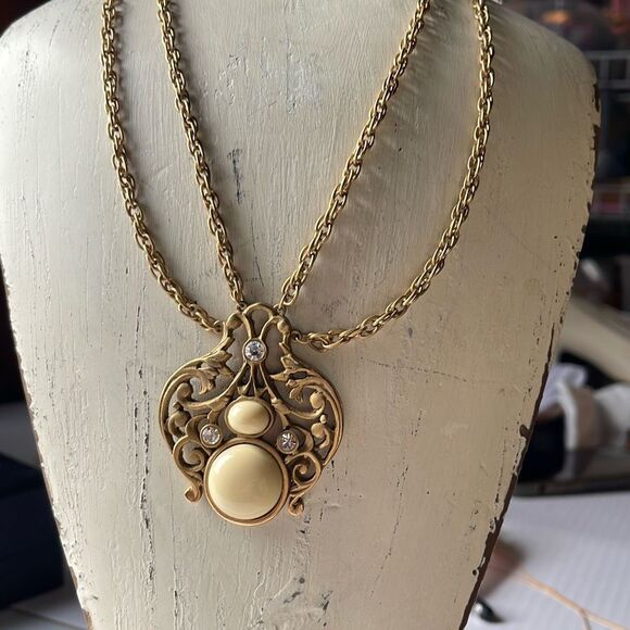 Vintage double chain 16” choker drapey chains. - Picture 1 of 8